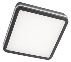 Redo 90288 ISOLA exteriérové přisazené stropní svítidlo SMD LED 24W | 2120lm | 3000/4000/6500K | IP54 - tmavošedá