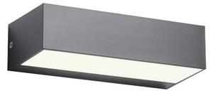 Redo 90153 LAMPRIS exteriérové nástěnné svítidlo 9W | 935/616lm | 3000K | IP65 - antracit