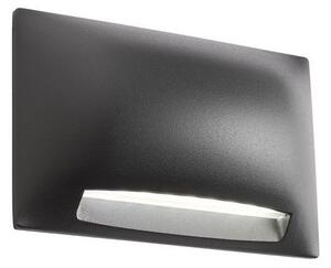 Redo 90123 SLOT exteriérové nástěnné svítidlo SMD LED 4W | 368/218lm | 3000K | IP65 - antracit