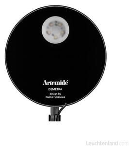 Artemide 1734020A + 1742020A Demetra, bílá nástěnná LED lampa s dotykovým stmívačem, 8W LED 3000K, 63+63cm