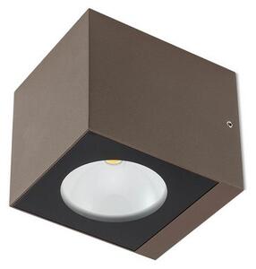 Redo 90099 TEKO exteriérové nástěnné svítidlo CREE COB LED 6W | 660/580lm | 3000K | IP65 - hnědá