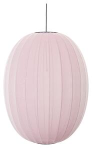 Made By Hand - Knit-Wit 65 High Oval Závěsné Světlo Light Pink - Lampemesteren