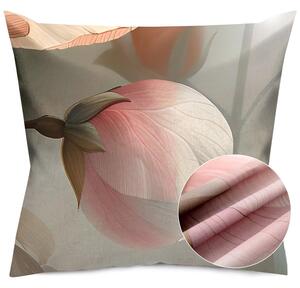 SATÉNOVÝ POVLAK NA POLŠTÁŘ SATYNLOVE PREMIUM 40X40 CM KVĚTY