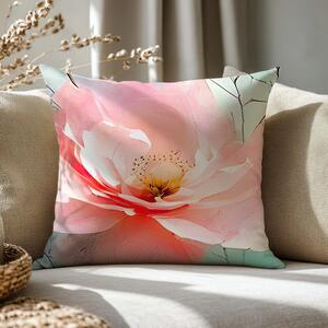 SATÉNOVÝ POVLAK NA POLŠTÁŘ SATYNLOVE PREMIUM 40X40 CM KVĚTY