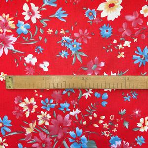 Ervi bavlna š.240 cm - Květinová louka - č.26337-4, šířka 240cm, metráž