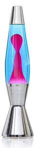 Mathmos S169W + TEL1228 Astrobaby, originální lávová lampa, 1x28W, modrá s růžovou lávou, 43cm
