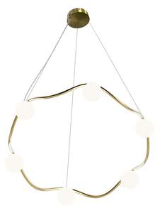 Rebello Decor - Circle of Life Lustr V2 Ø91 Coated Brass/Opal WhiteRebello Decor - Lampemesteren