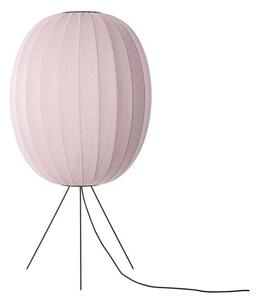 Made By Hand - Knit-Wit 65 High Oval Stojací Lampa Medium Light Pink - Lampemesteren