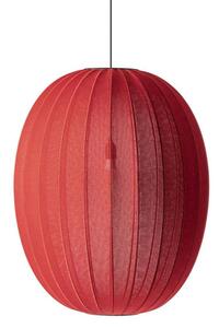 Made By Hand - Knit-Wit 65 High Oval Závěsné Světlo Maple Red - Lampemesteren