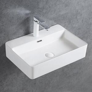 Umyvadlo KW6146 - nástěnné i na desku - sanitární keramika - 50 x 42 x 12,5 cm - možnost volby barvy