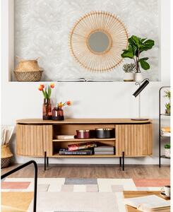 TV stolek z mangového dřeva v přírodní barvě 160x56 cm Licia – Kave Home