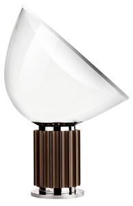 Flos F6607046 Taccia LED, designová lampa se stmívačem, 28W LED 2700K, PMMA/anodizovaná bronzová, výška 64,5cm