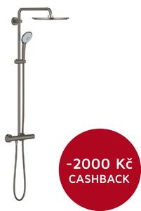 GROHE Euphoria System 310 - Sprchový systém s termostatem na zeď, kartáčovaný Hard Graphite 26075AL0