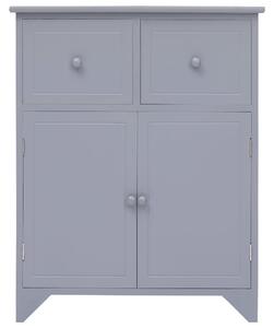 Odkládací skříňka Harvey - 60 x 30 x 75 cm | šedá
