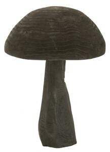 Veliká dřevěná houba Mushroom Wood Granitti M – 28*28*39 cm - J-Line by Jolipa
