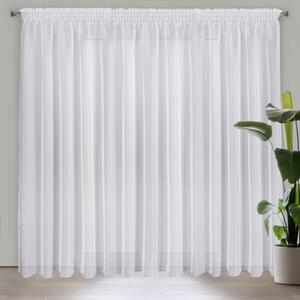 ZÁCLONA NA PÁSCE ALIA 350X270 CM BÍLÁ