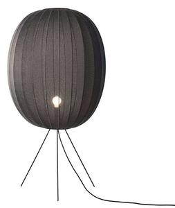 Made By Hand - Knit-Wit 65 High Oval Stojací Lampa Medium Black - Lampemesteren