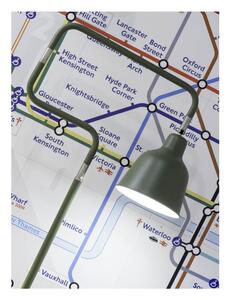 Zelená stojací lampa s kovovým stínidlem (výška 150 cm) London – it's about RoMi