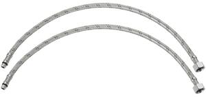 Flexibilní připojovací hadice M10x3/8" - chrom - 50 cm - 2ks
