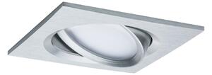 PAULMANN Vestavné svítidlo LED Nova Plus hranaté 1x6,8W hliník výklopné stmívatelné 936.79 P 93679