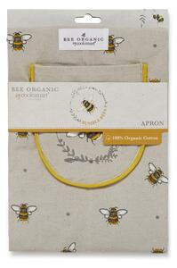 Béžovo-žlutá bavlněná zástěra Cooksmart ® Bumble Bees