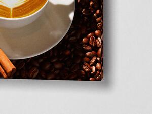Liox Obraz cappuccino s láskou Rozměr: 60 x 40 cm