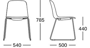 COLOS - Židle LORIA 1GT-UP - čalouněná