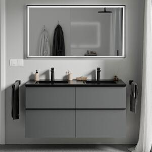 Koupelnová skříňka s dvojumyvadlem LAVOA 120 cm