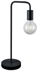 Trio Leuchten 508000132 Diallo, industriální černá stolní lampa s vypínačem, 1x42W E27, výška 51cm