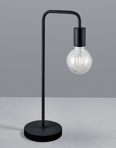 Trio 508000132 Diallo, industriální černá stolní lampa s vypínačem, 1x42W E27, výška 51cm