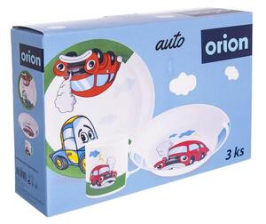 Orion 3dílná dětská jídelní sada Auto