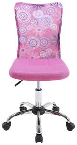 OTOČNÁ ŽIDLE PRO MLADÉ, síťovina, růžová, barvy chromu Livetastic - Dětské otočné židle