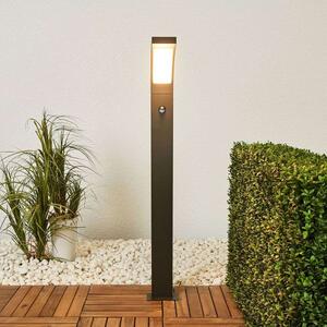 Lucande - Juvia LED Zahradní Lampa H100 s Sensor Graphite - Lampemesteren