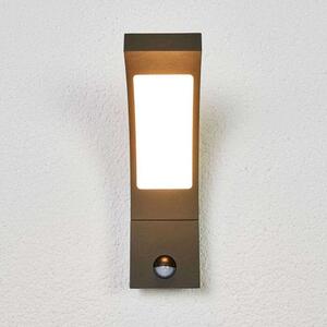 Lucande - Juvia LED Venkovní Nástěnné Svítidlo s Sensor Graphite - Lampemesteren