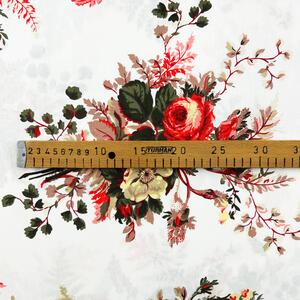 Ervi bavlna š.240 cm - Růže a kapradí č.11982-4, metráž