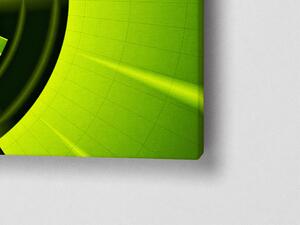 Liox 3D obraz zelená abstrakce Rozměr: 60 x 40 cm