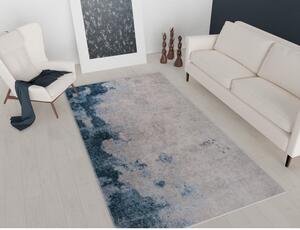 Modro-krémový pratelný koberec 150x80 cm - Vitaus