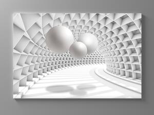 Liox 3D OBRAZ TUNEL A KOULE Rozměr: 60 x 40 cm