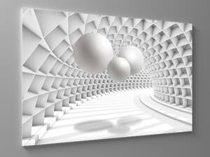 Liox 3D OBRAZ TUNEL A KOULE Rozměr: 60 x 40 cm