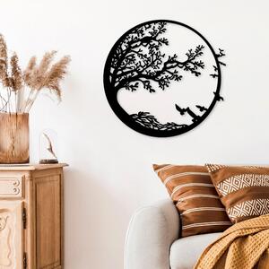 Kovová nástěnná dekorace 68x66 cm Tree – Wallity