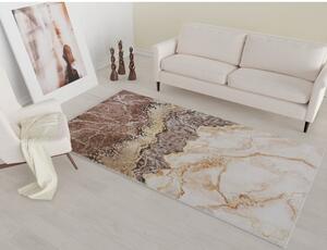 Koňakově hnědo-krémový pratelný koberec 230x160 cm - Vitaus