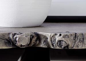 WOODLAND Komoda 210x96 cm, šedá, akácie
