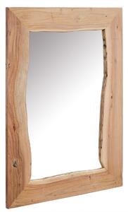 WOODLAND Zrcadlo 100x70 cm, přírodní, akácie