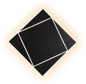 Mantra 6428 Dakla, černé kubistické svítidlo, 18W LED 3000K, 28x28cm