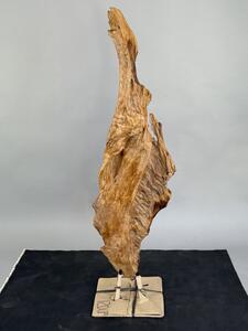 Skulptura naplavený Teak 123 cm