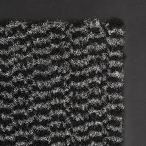 Protiprachové obdélníkové rohožky 2 ks | 90x150 cm | antracitové