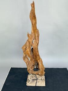 Skulptura naplavený Teak 126 cm