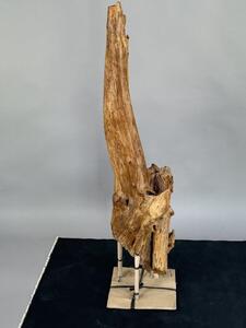 Skulptura naplavený Teak 130 cm