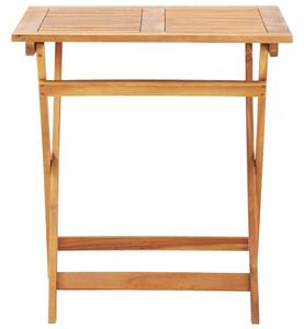 Skládací zahradní stůl Jordan - masivní akáciové dřevo | 70x70x75 cm