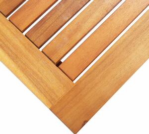 Skládací zahradní stůl Jordan - masivní akáciové dřevo | 70x70x75 cm